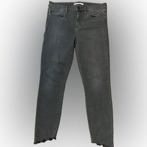 Sam Edelman The Kitten Mid Rise Skinny Ankle Black Jeans Size 30